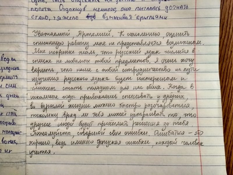Проверка тетрадей. Запись ученику, списавшему работу | Мир в слове. Блог о том, как привить ребенку любовь к чтению